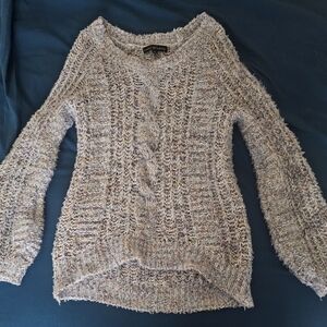 Almost Famous Lavender Crewneck Sweater
